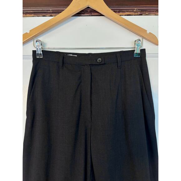 Jil Sander Luxury Black Tailored Wool Trousers Pants- Size US 8/28, EU 38 - Picture 5 of 5